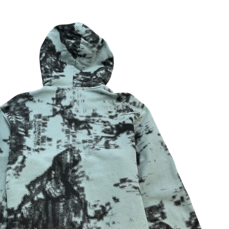 Men's 2024 Camouflage Hoodie Blue Size M