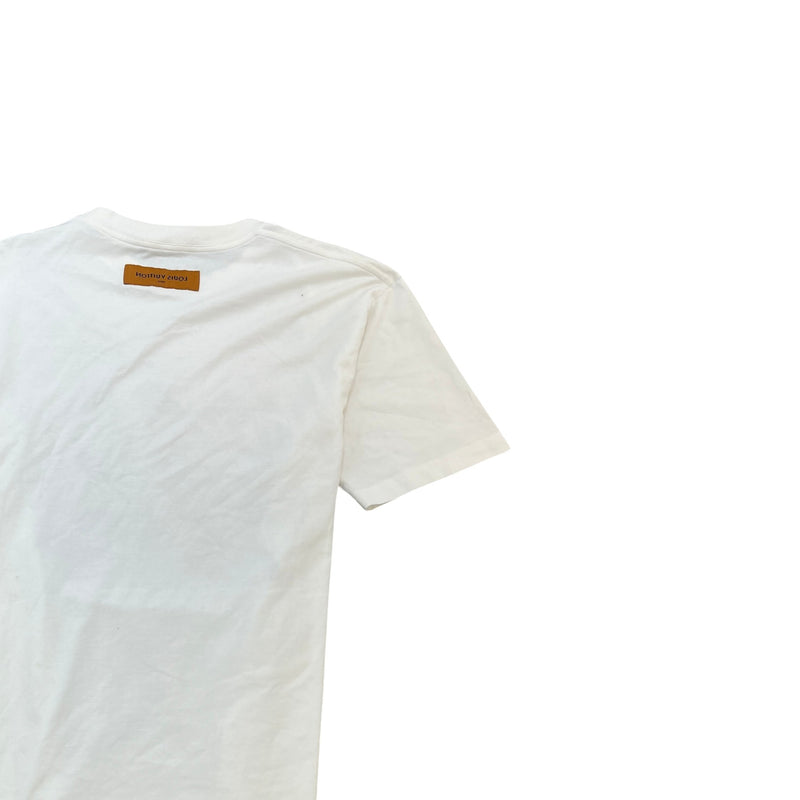 Men's Bird Graphic T-Shirt White Size XL
