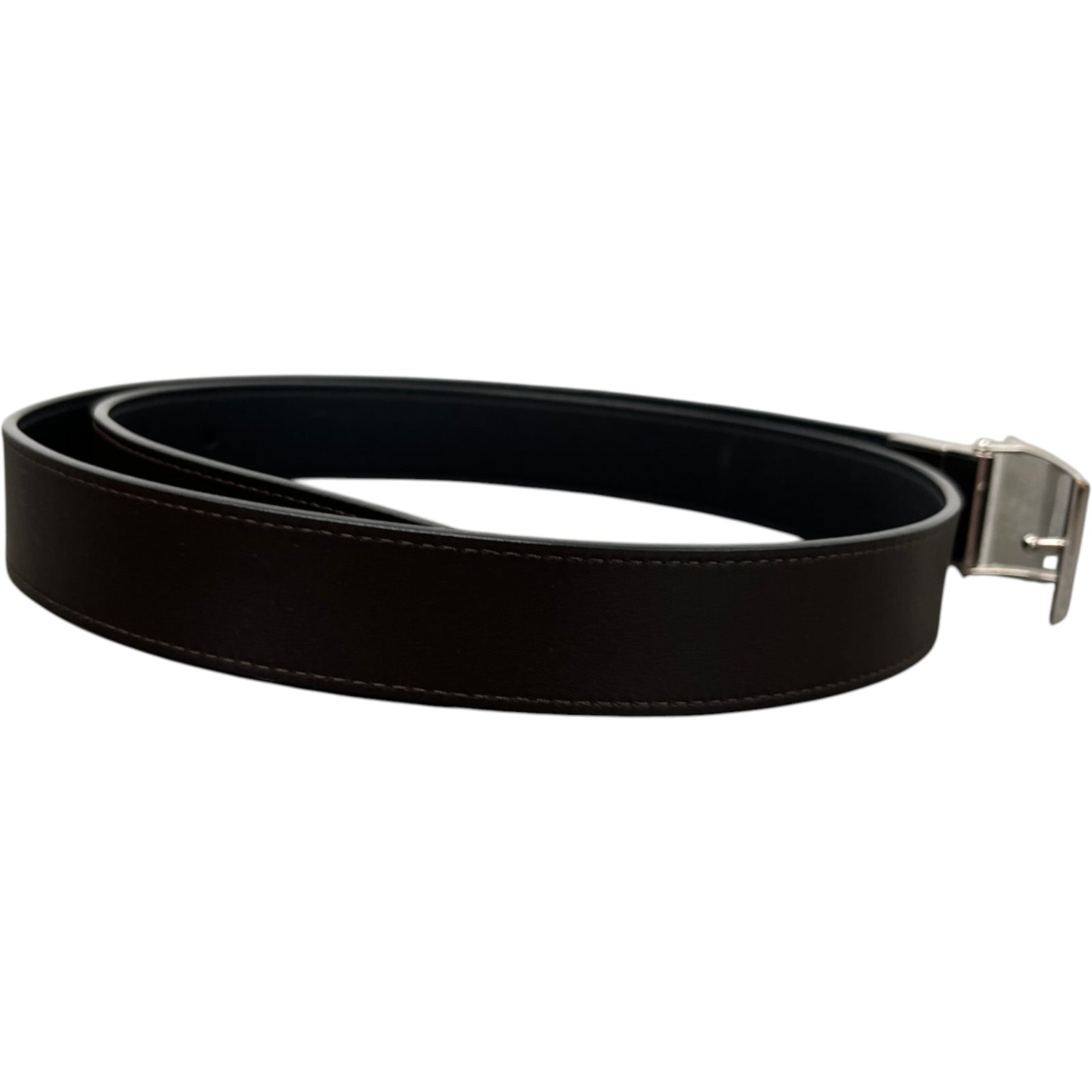 Men's Damier Inventeur Reversible Belt Black Size Waist 34" - Photo 4
