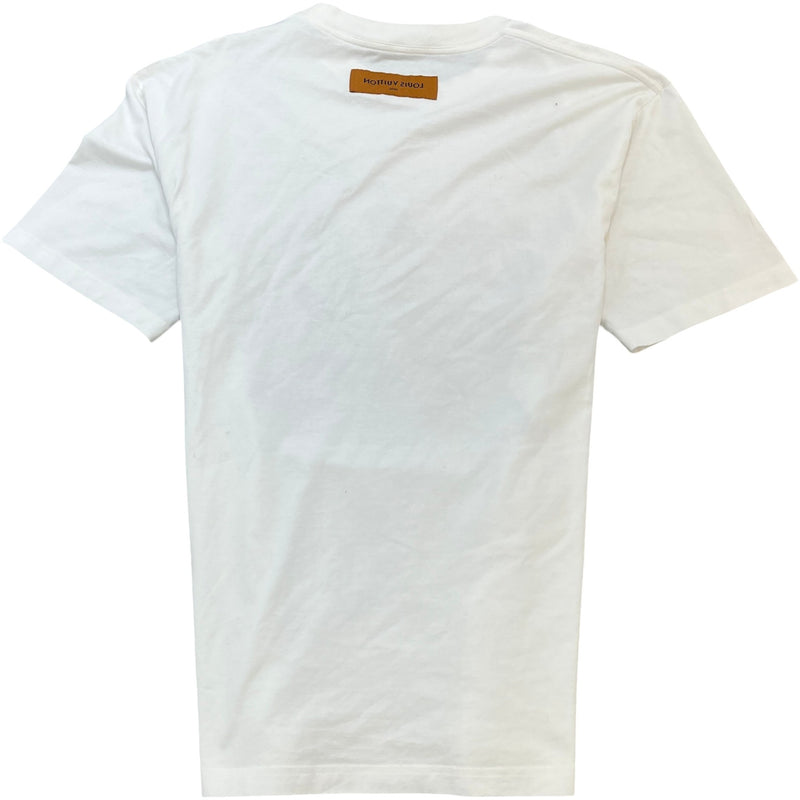 Men's Bird Graphic T-Shirt White Size XL