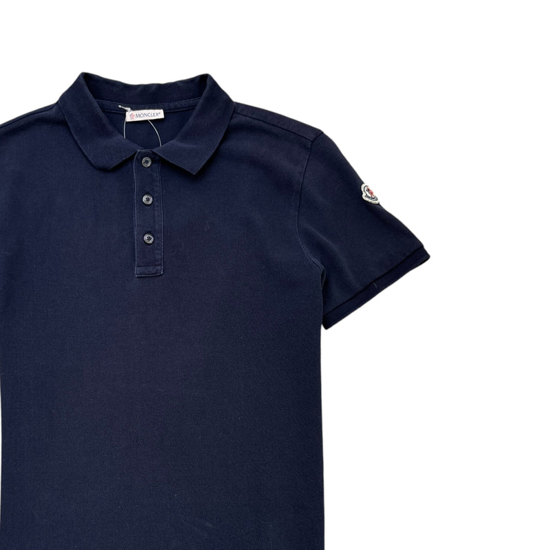 Men's Maglia Polo Shirt Navy Size S