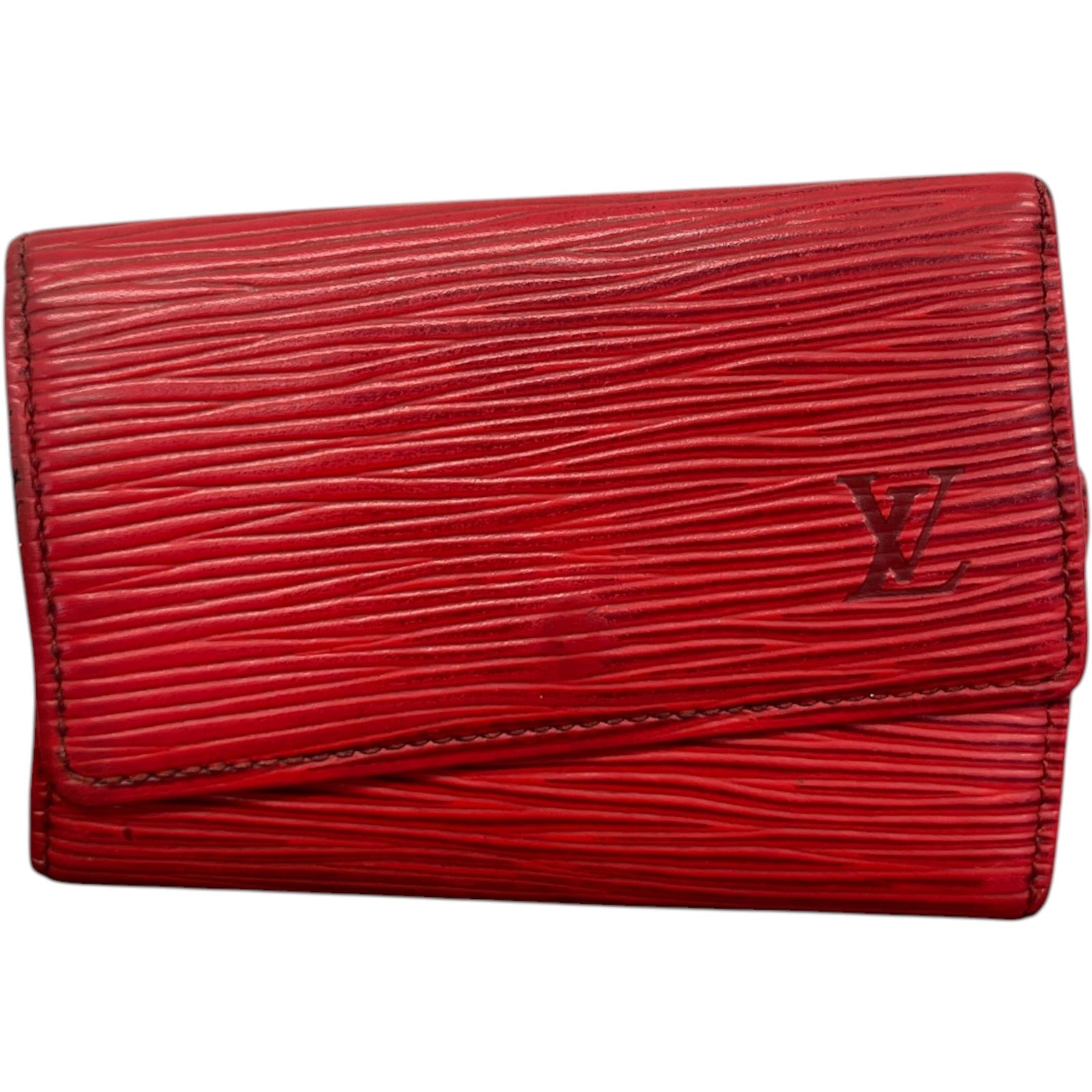 Women's Epi Leather Wallet Red - Photo 1
