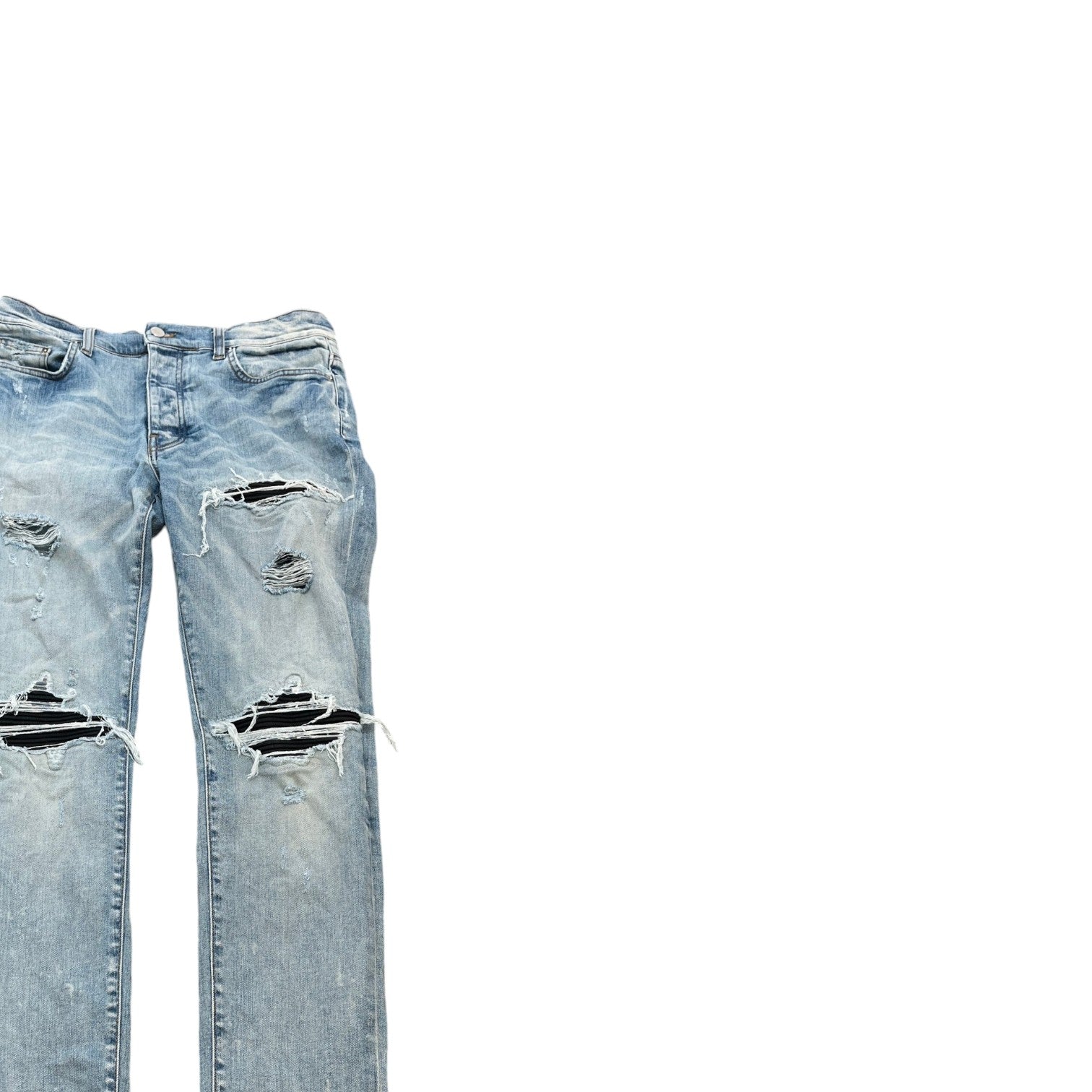 Men's Mx1 Distressed Jeans Blue Size Waist 32" - Photo 3
