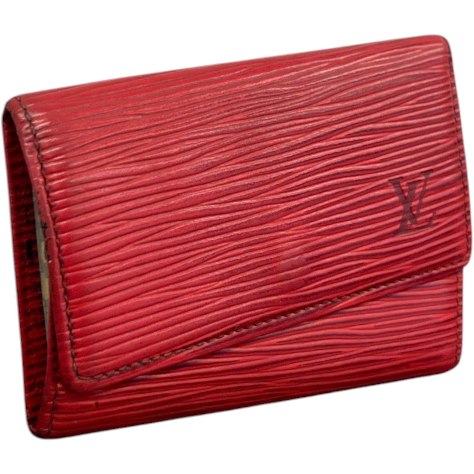 Women's Epi Leather Wallet Red - Photo 3