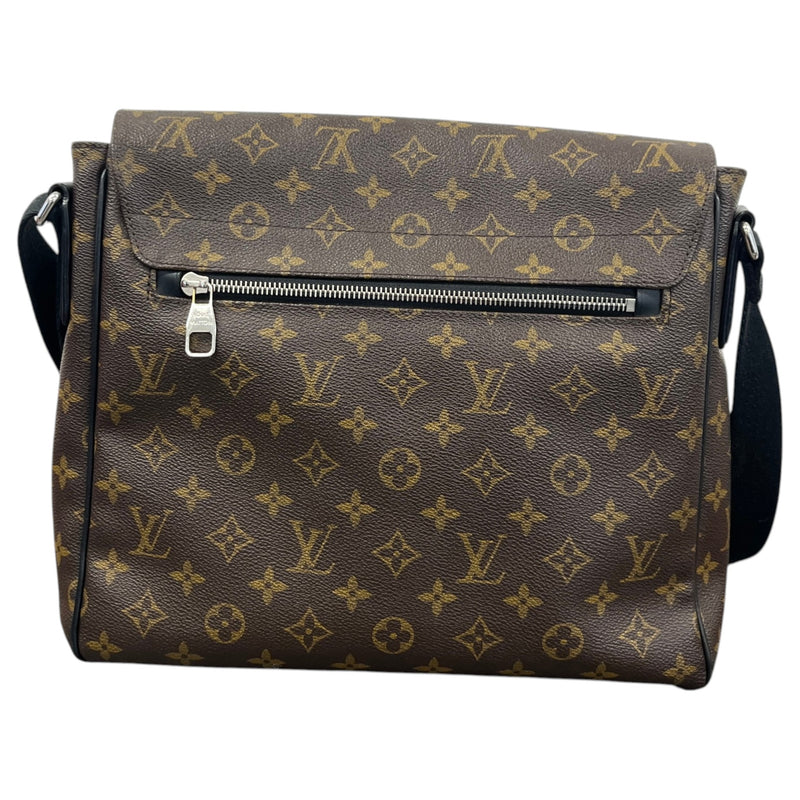 Men's Monogram District Messenger Bag Brown