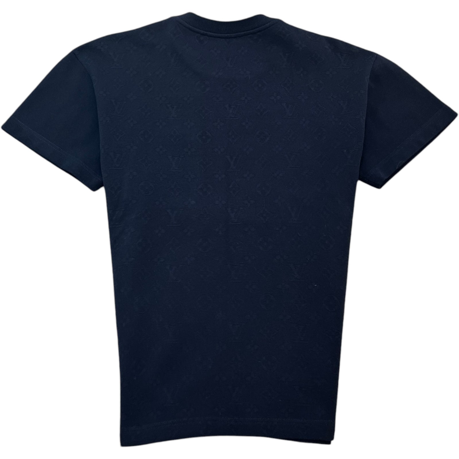 Men's Half Damier Pocket Top Navy Size XS - Photo 4