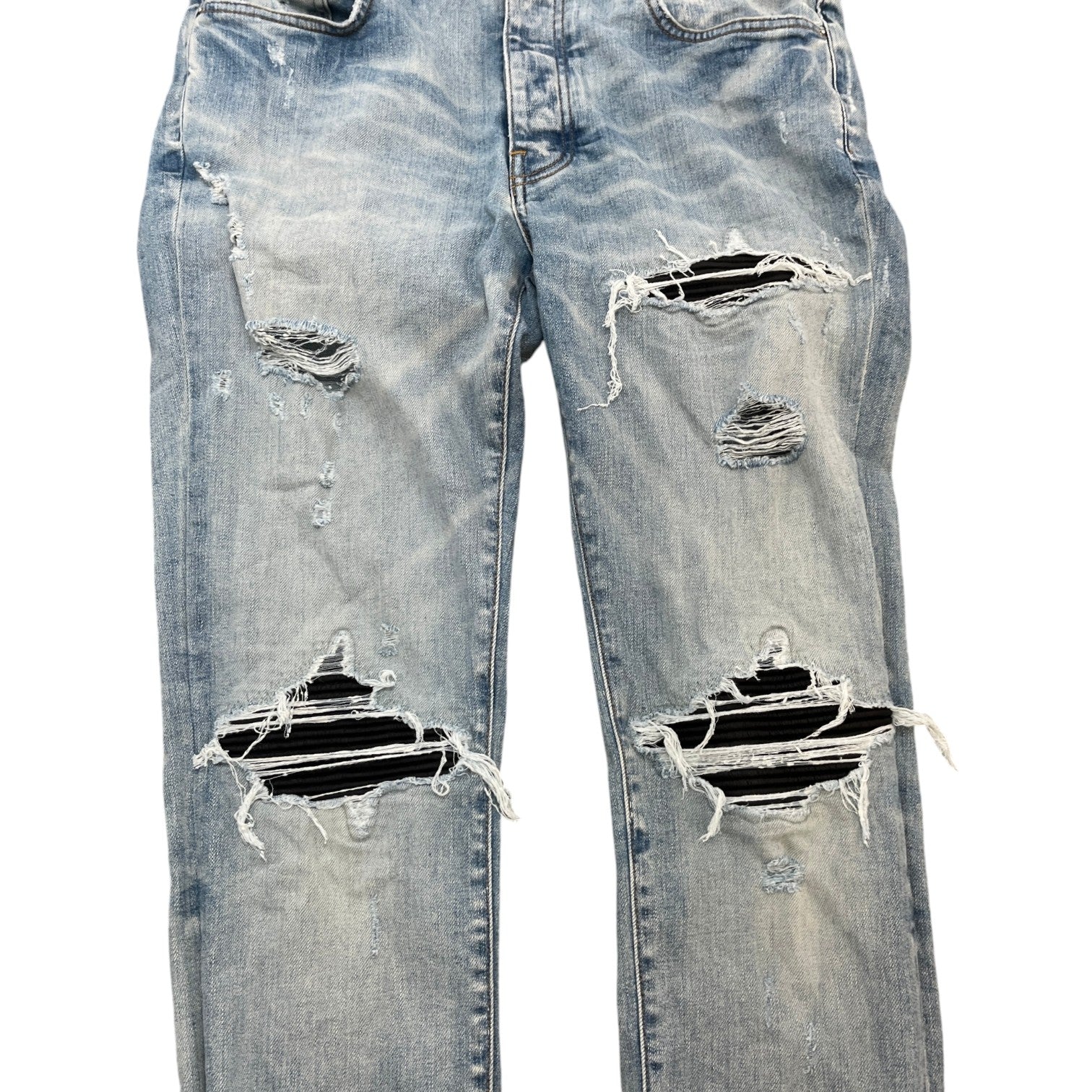 Men's Mx1 Distressed Jeans Blue Size Waist 32" - Photo 5