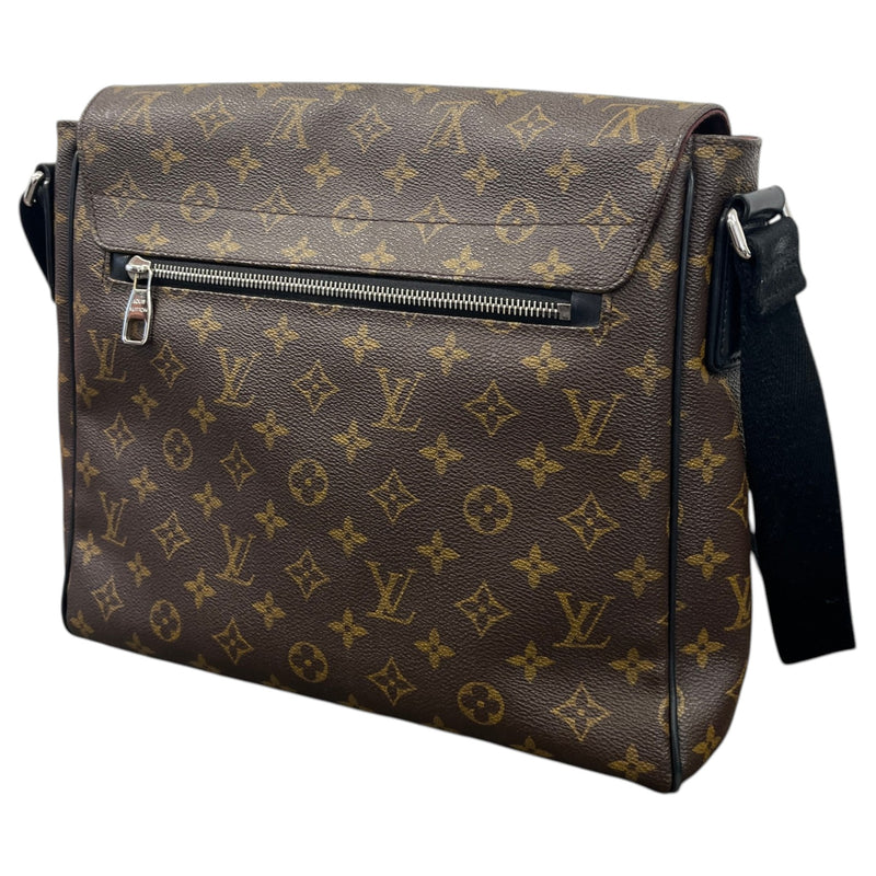 Men's Monogram District Messenger Bag Brown