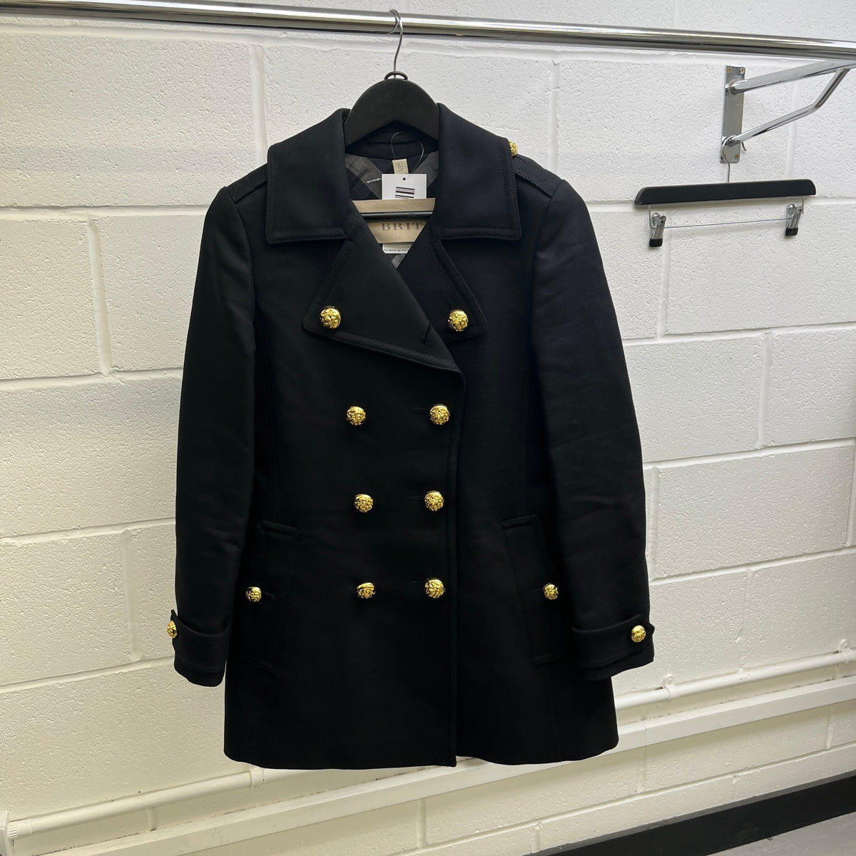Women's Double Breasted Jacket Black Size XS / UK 6 - Photo 8