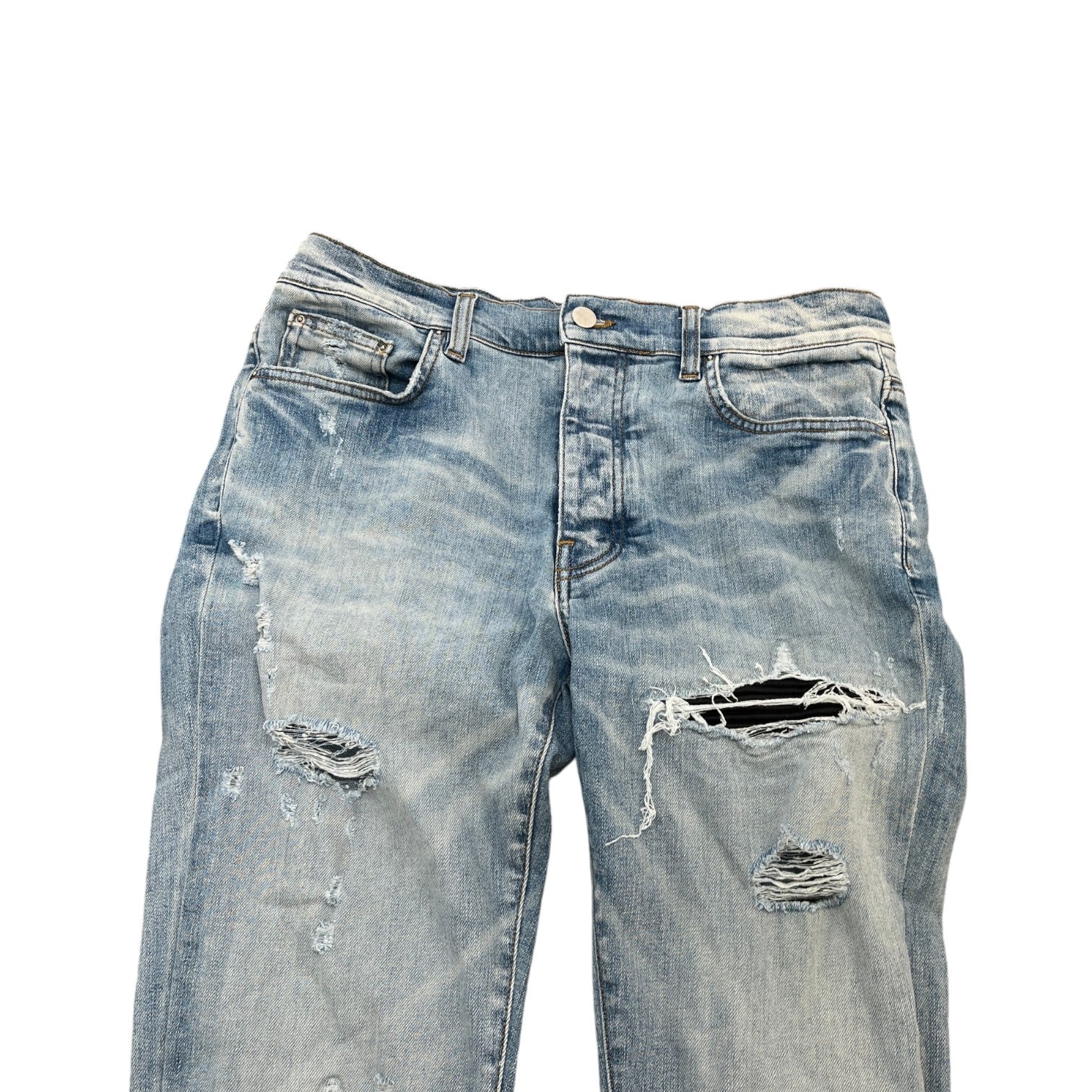 Men's Mx1 Distressed Jeans Blue Size Waist 32" - Photo 6