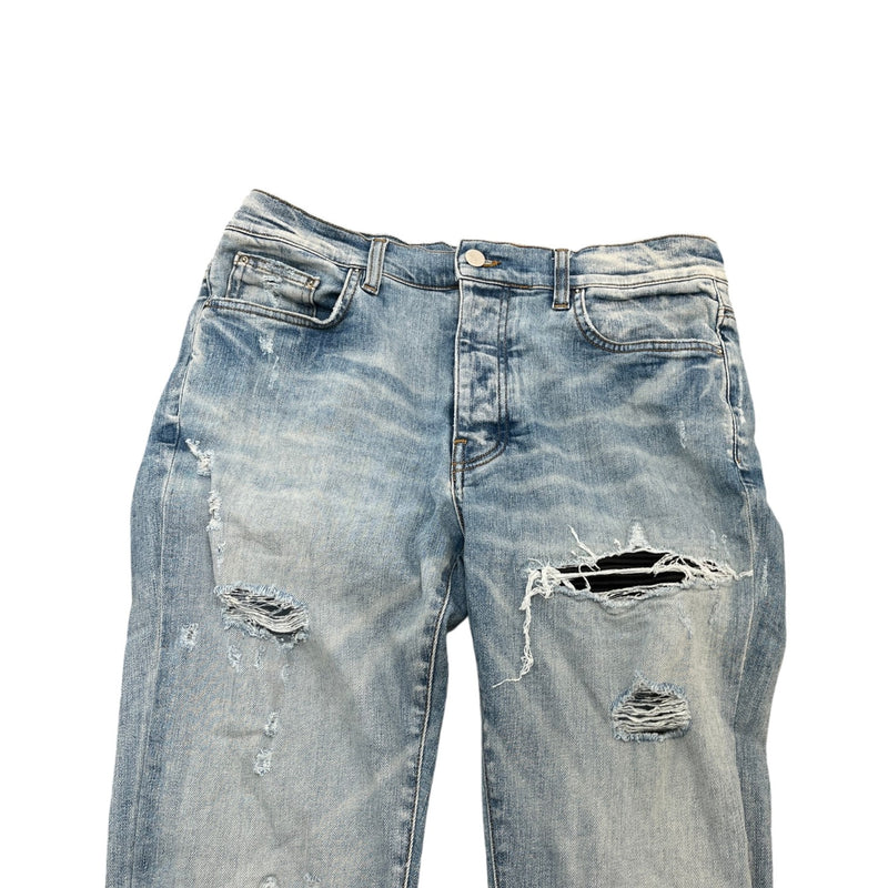 Men's Mx1 Distressed Jeans Blue Size Waist 32"