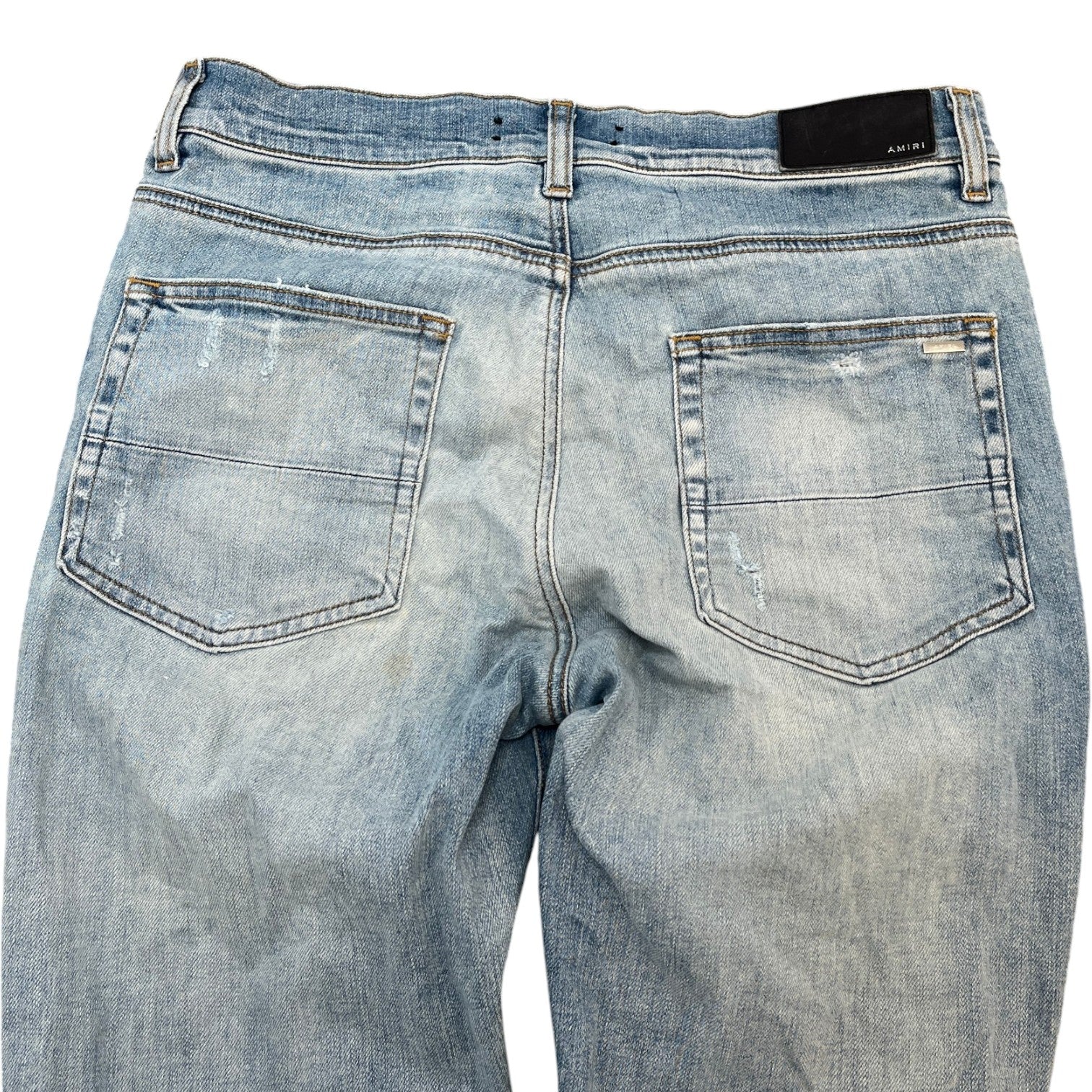 Men's Mx1 Distressed Jeans Blue Size Waist 32" - Photo 7