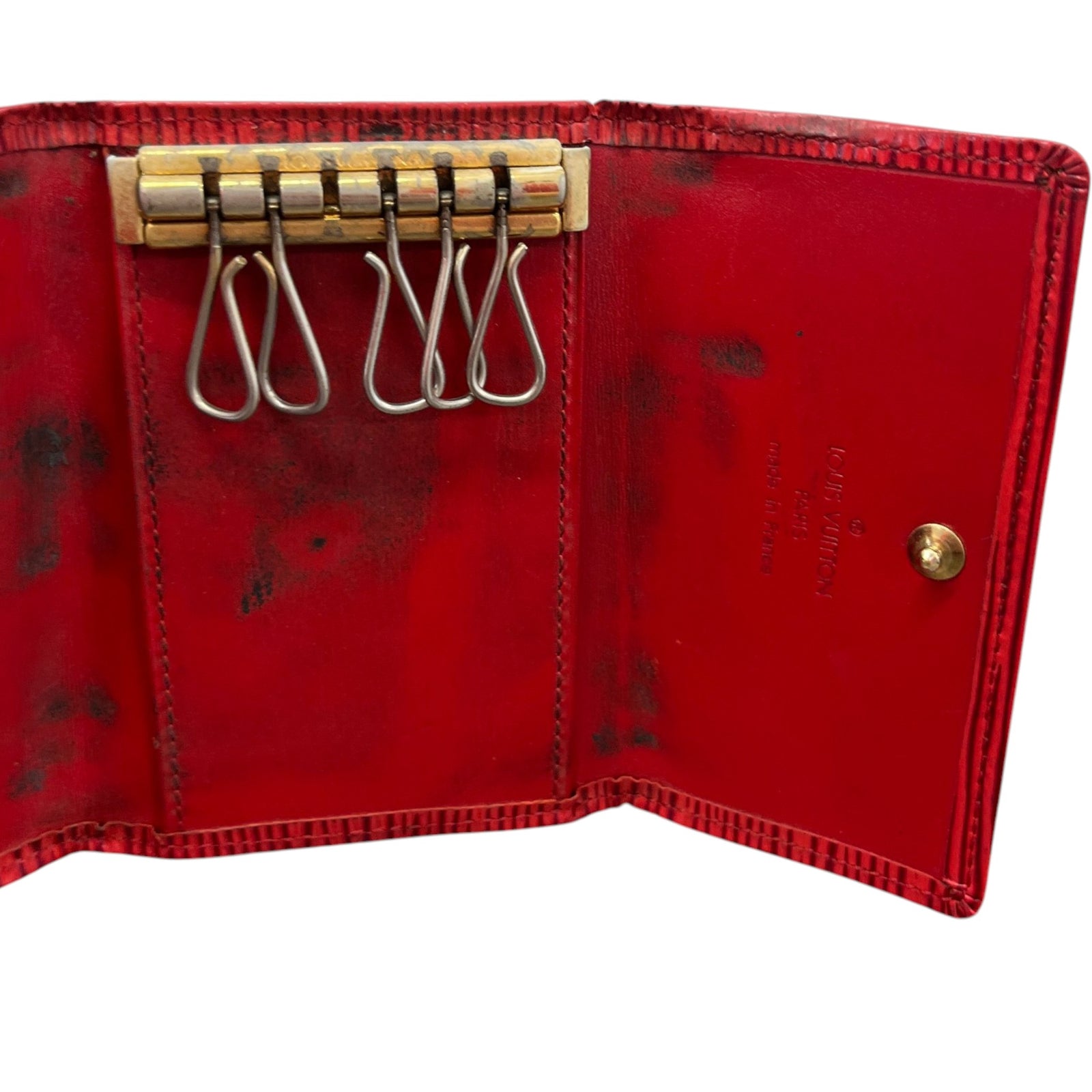 Women's Epi Leather Wallet Red - Photo 8