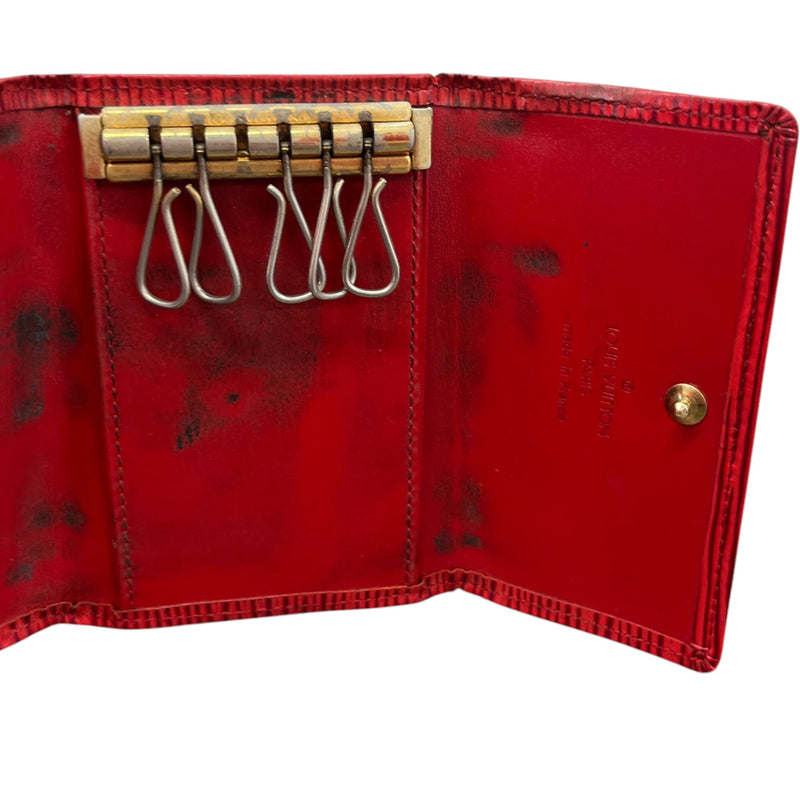 Women's Epi Leather Wallet Red