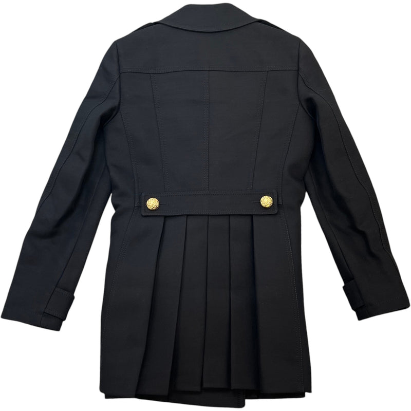 Women's Double Breasted Jacket Black Size XS / UK 6