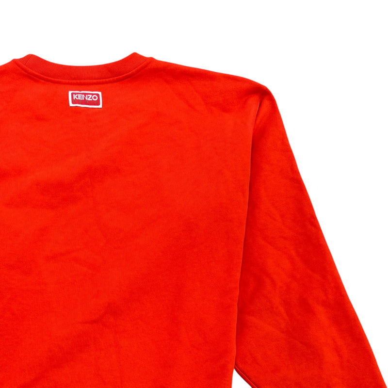 Men's Logo Print Sweatshirt Red Size XL