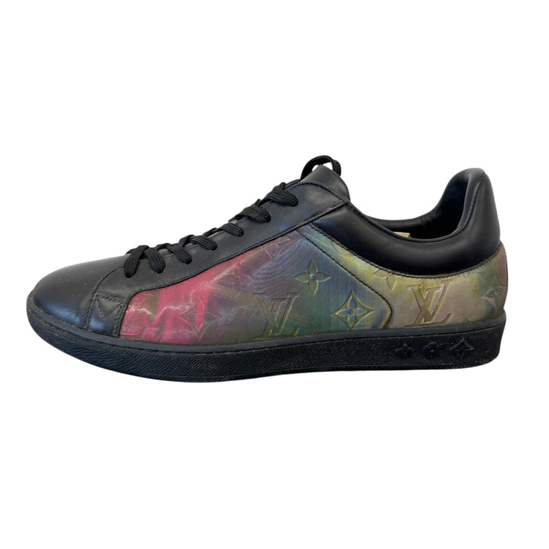 Men's Luxembourg Iridescent Low Trainers Black Size EU 40.5 / UK 6.5
