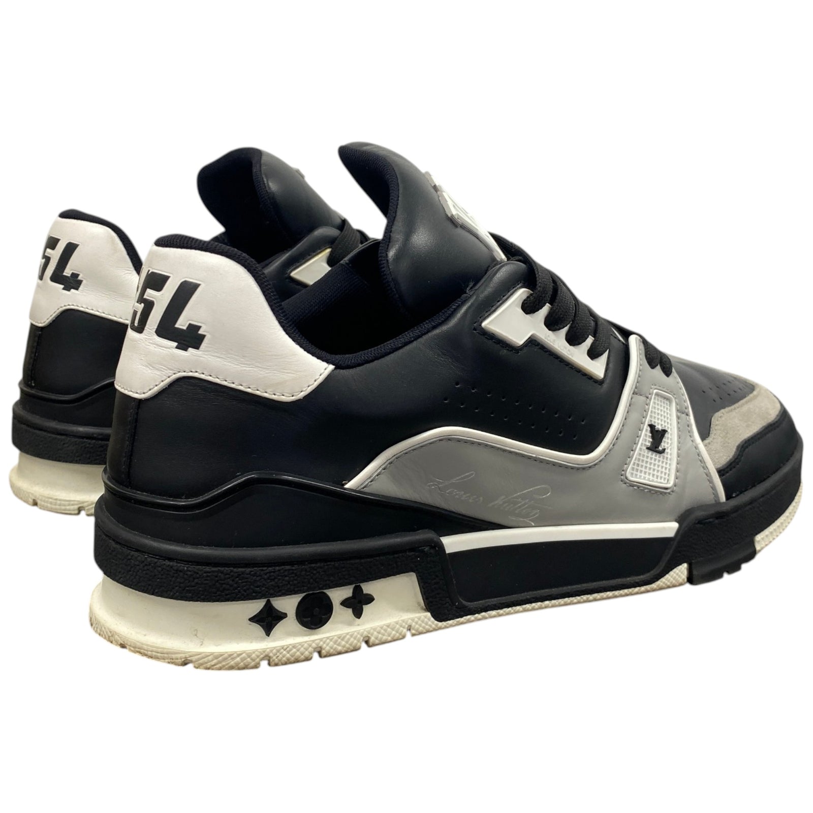 Men's Lv Low Trainers Black Size EU 41.5 / UK 7.5 - Photo 9