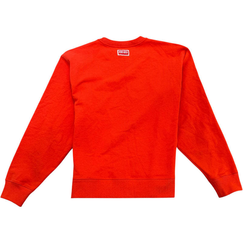 Men's Logo Print Sweatshirt Red Size XL