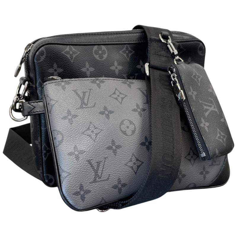 Men's Monogram Eclipse Trio Messenger Bag Black
