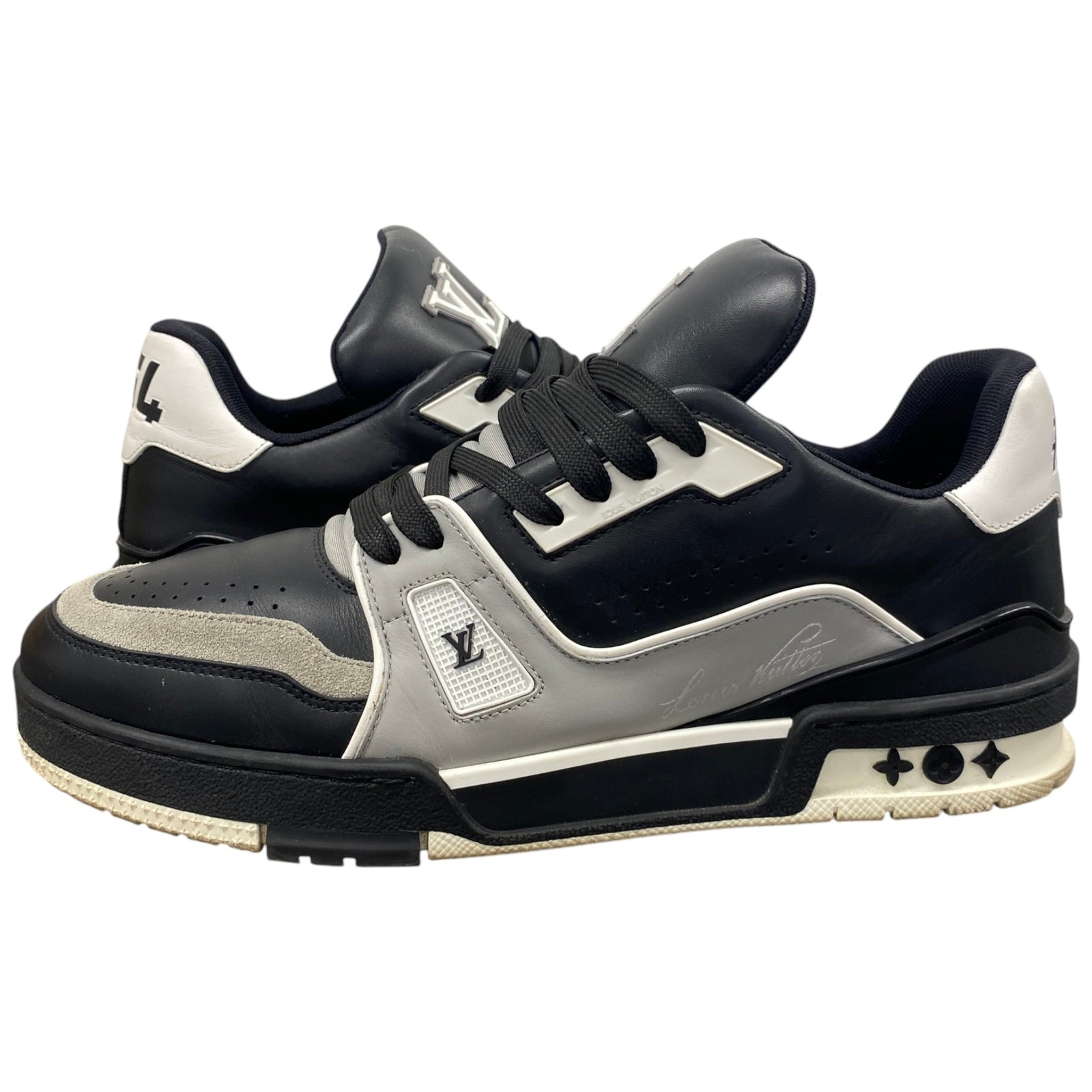 Men's Lv Low Trainers Black Size EU 41.5 / UK 7.5 - Photo 3