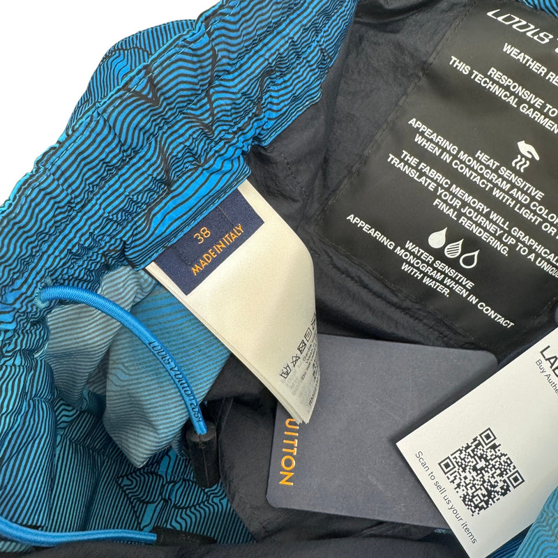 Men's Cargohose Mit Monogram Cargos Blue Size XXL / W38