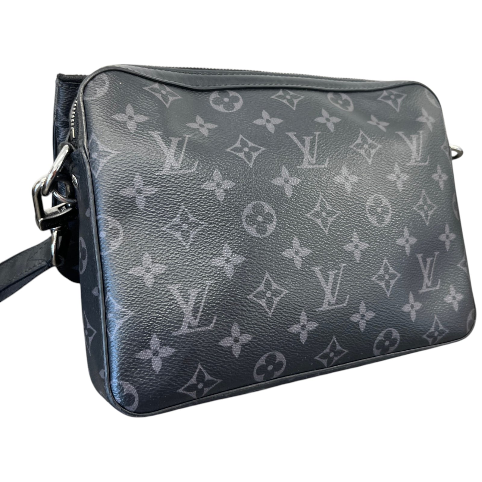 Men's Monogram Eclipse Trio Messenger Bag Black - Photo 8