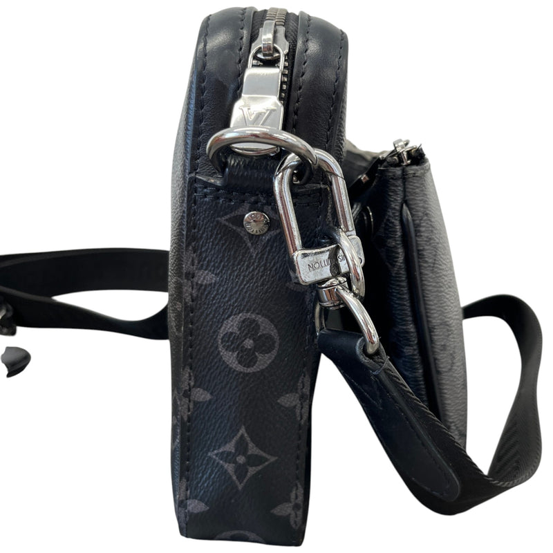 Men's Monogram Eclipse Trio Messenger Bag Black