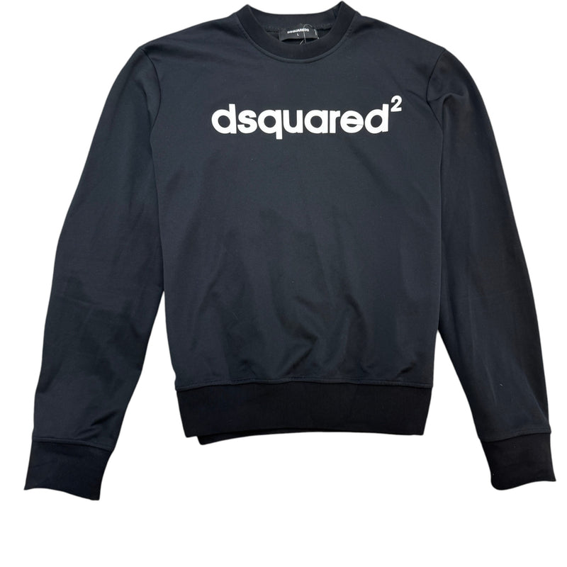 Men's Logo Print Sweatshirt Black Size L
