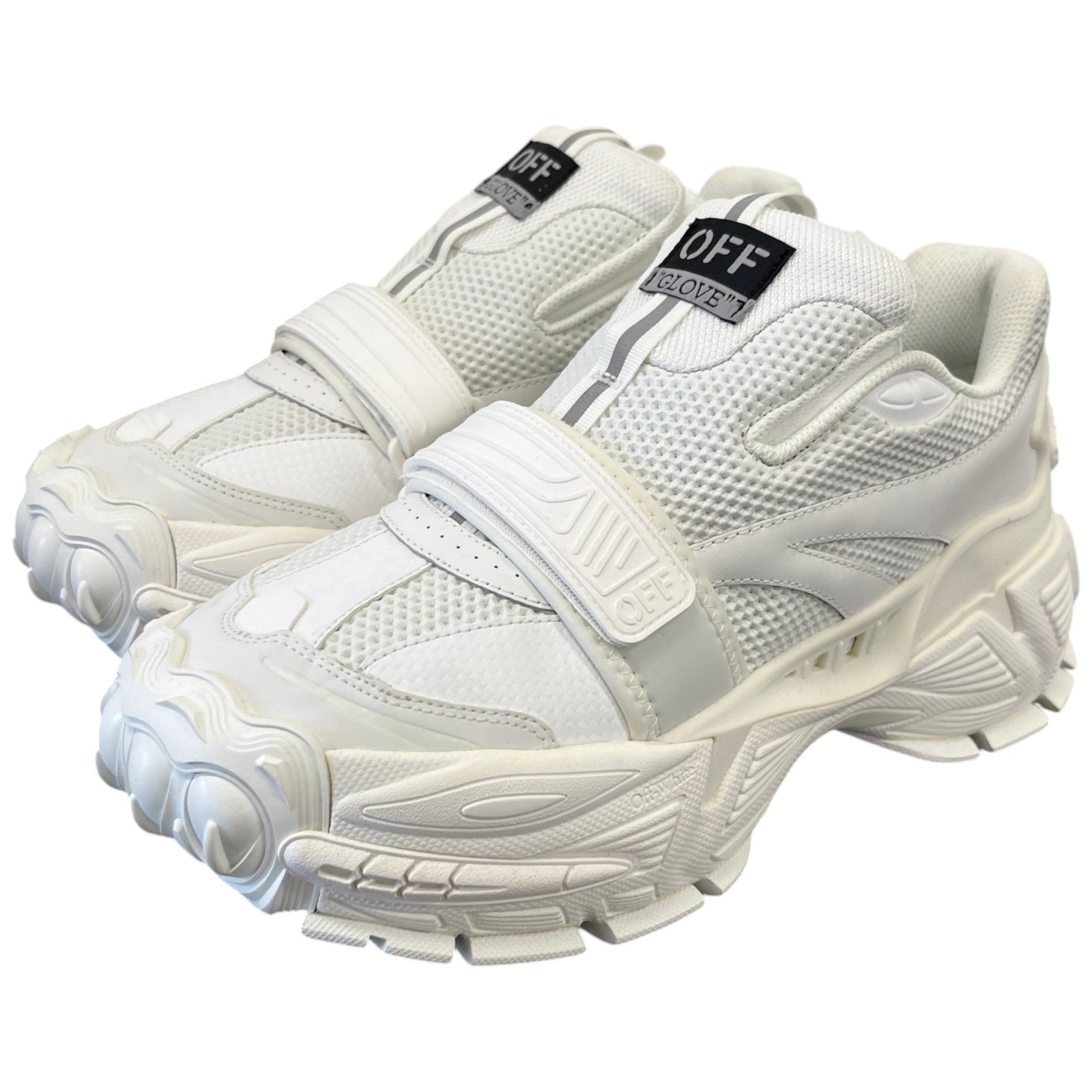 Men's Glove Low Trainers White Size EU 45 / UK 11 - Photo 9