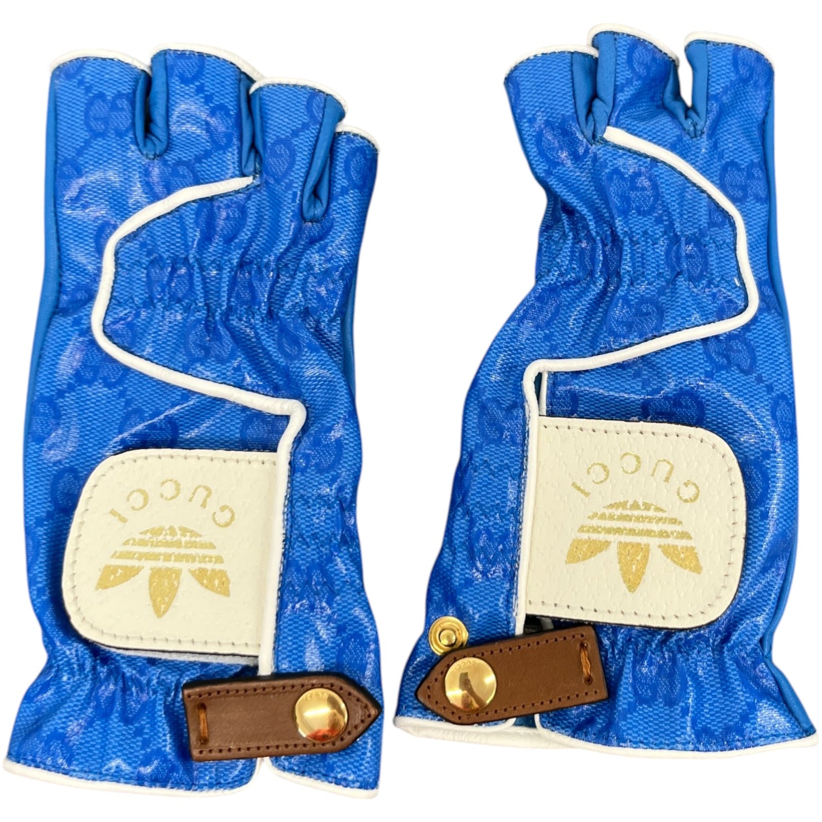 Women's X Adidas Crystal Gg Gloves Blue Size L - Photo 1