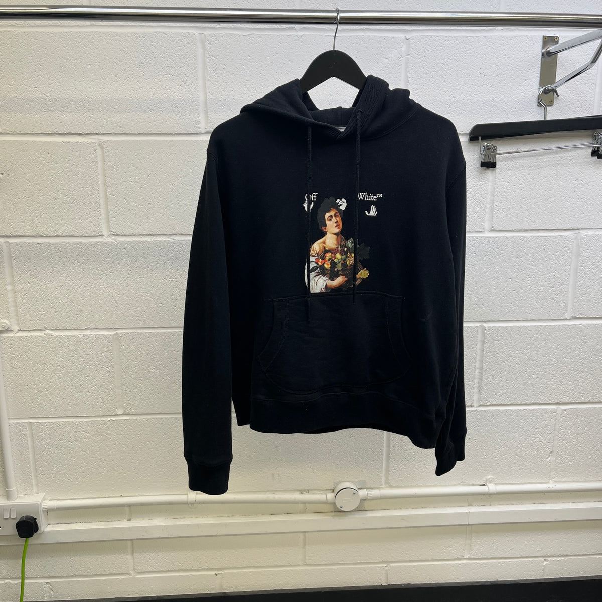 Men's Caravaggio Boy Hoodie Black Size M - Photo 8