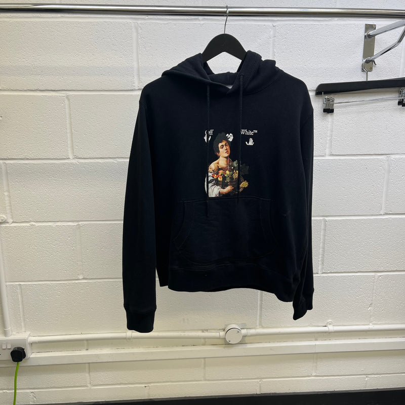 Men's Caravaggio Boy Hoodie Black Size M