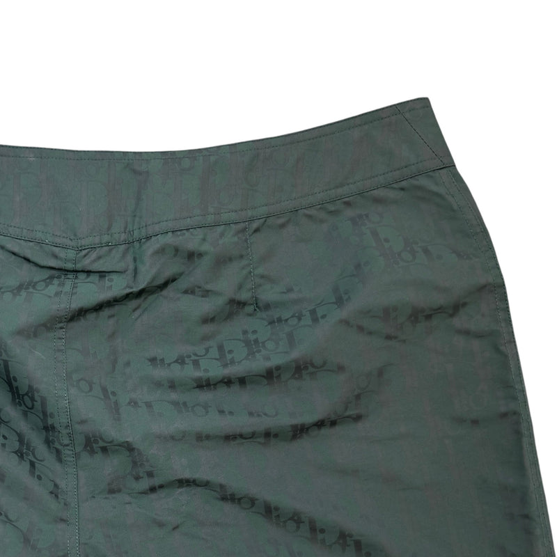 Men's Oblique Swim Shorts Green Size L / W34