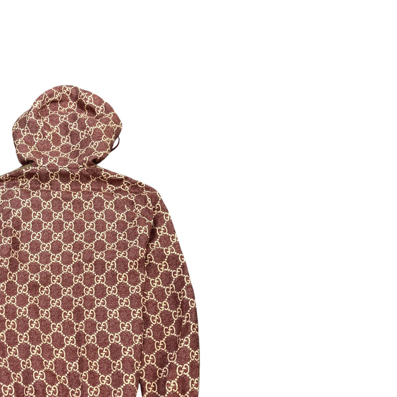 Men's Gg Supreme Jacket Burgundy Size M