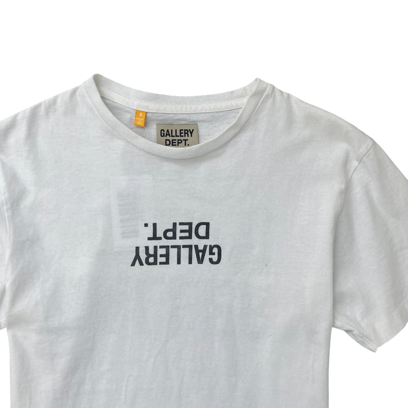 Men's Logo Print T-Shirt White Size S