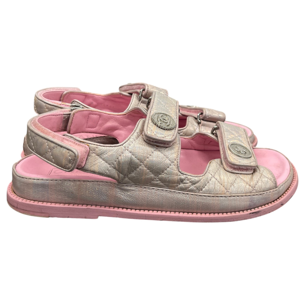 Women's CC Dad Sandals Pink Size UK 6 / EU 39 - Photo 8