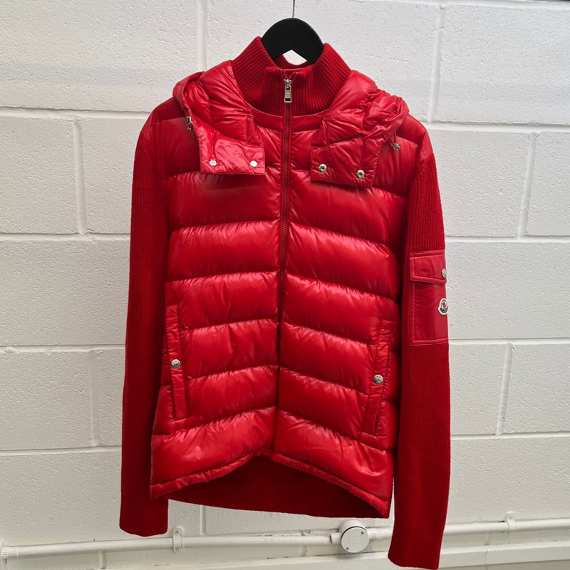 Men's Maglione Tricot Jacket Red Size XXL