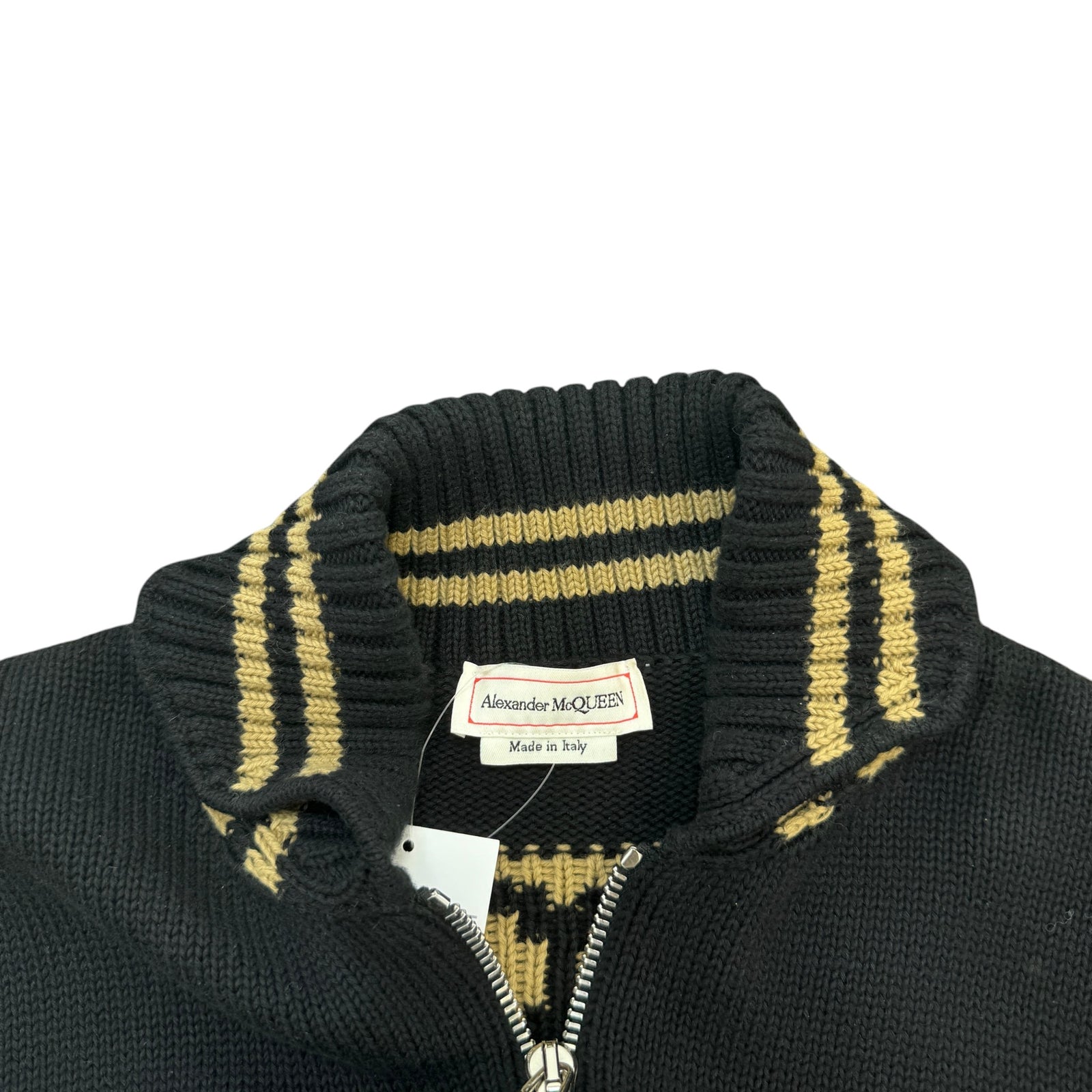 Men's Graffiti Zipped Jumper Black Size L - Photo 7