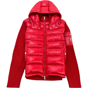 Men's Maglione Tricot Jacket Red Size XXL
