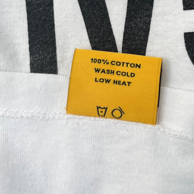 Men's Logo Print T-Shirt White Size S