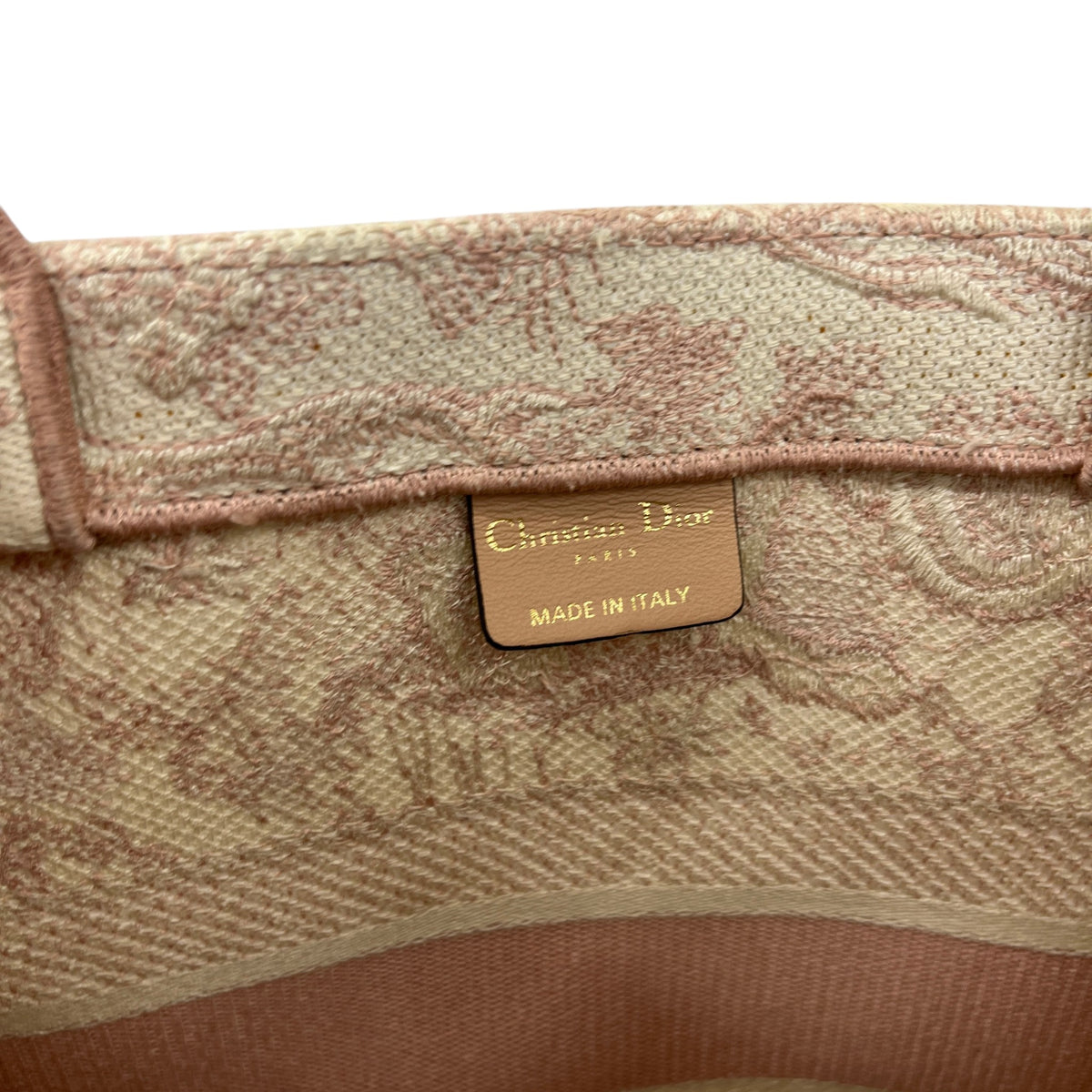 Women's Toile de Jouy Book Tote Handbag Pink - Photo 14