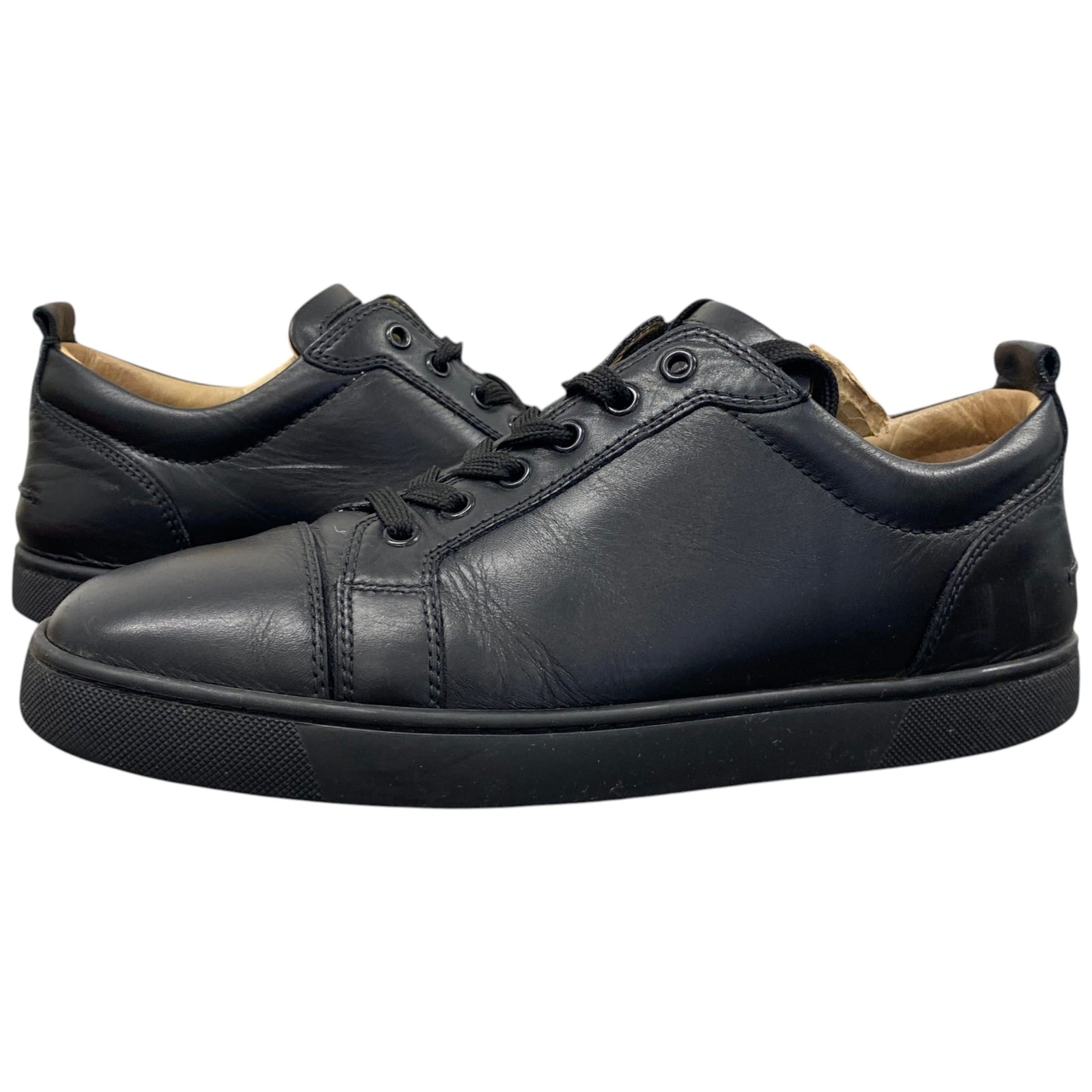Men's Louis Junior Low Trainers Black Size EU 41.5 / UK 7.5 - Photo 3