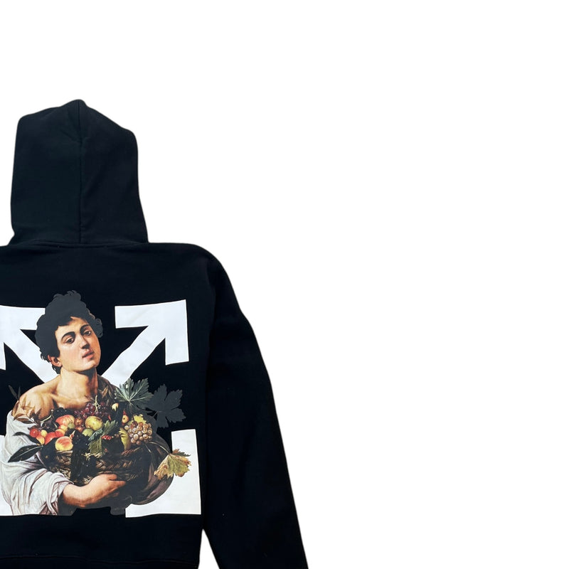 Men's Caravaggio Boy Hoodie Black Size M