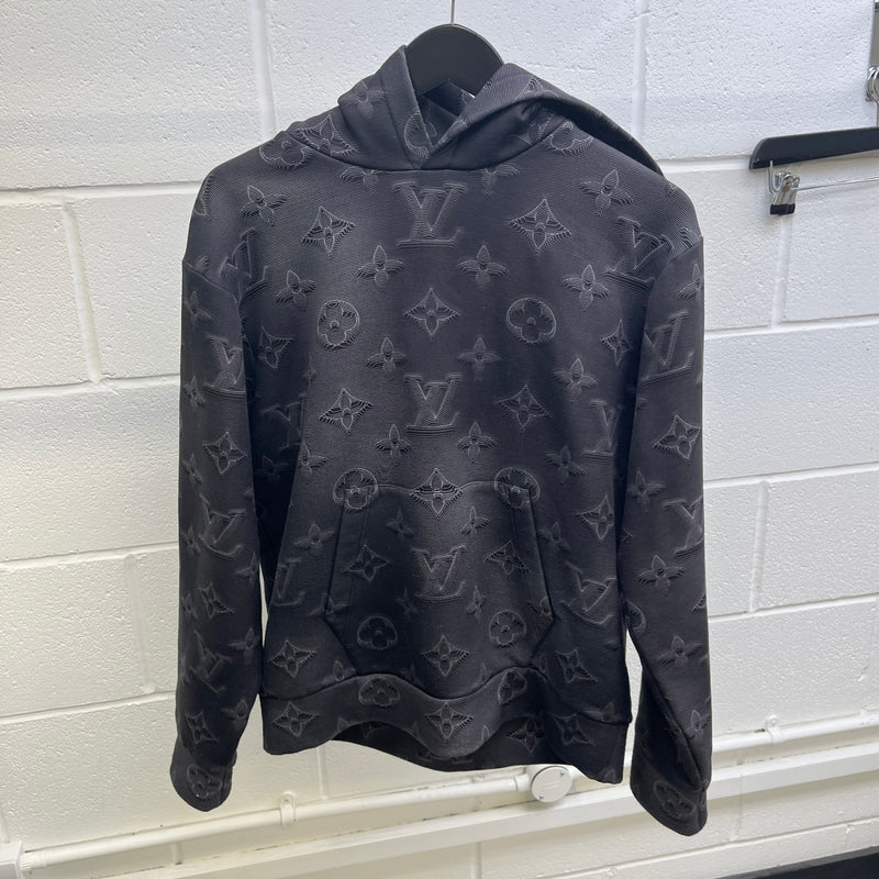 Men's Monogram Hoodie Black Size S