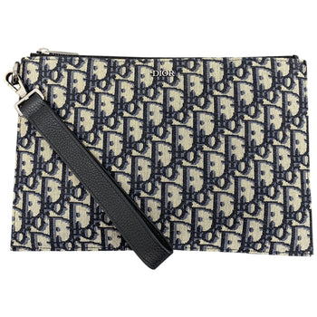 Men's Oblique A5 Clutch Black
