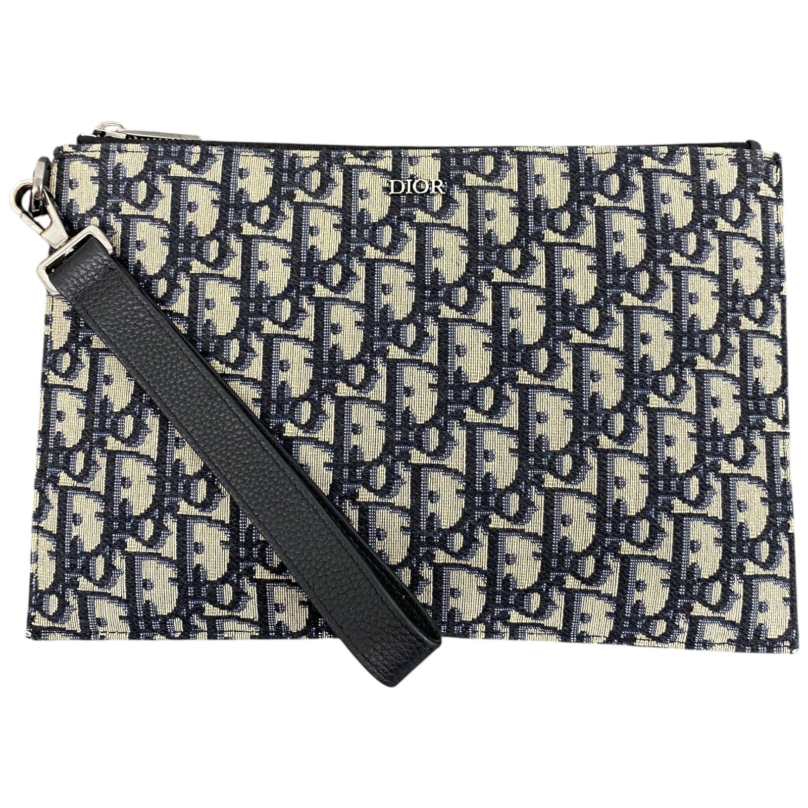 Men's Oblique A5 Clutch Black - Photo 1