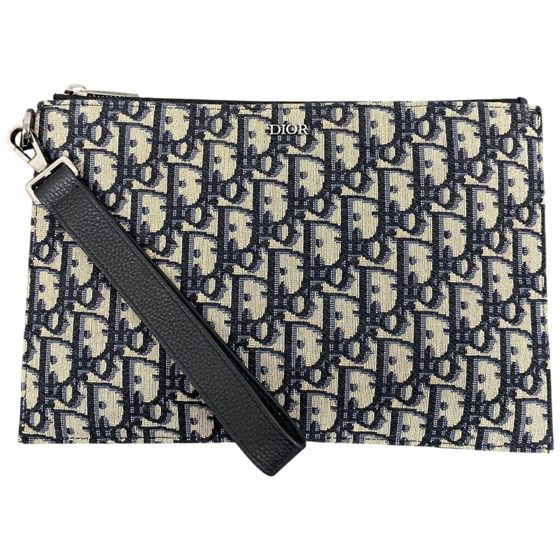 Men's Oblique A5 Clutch Black