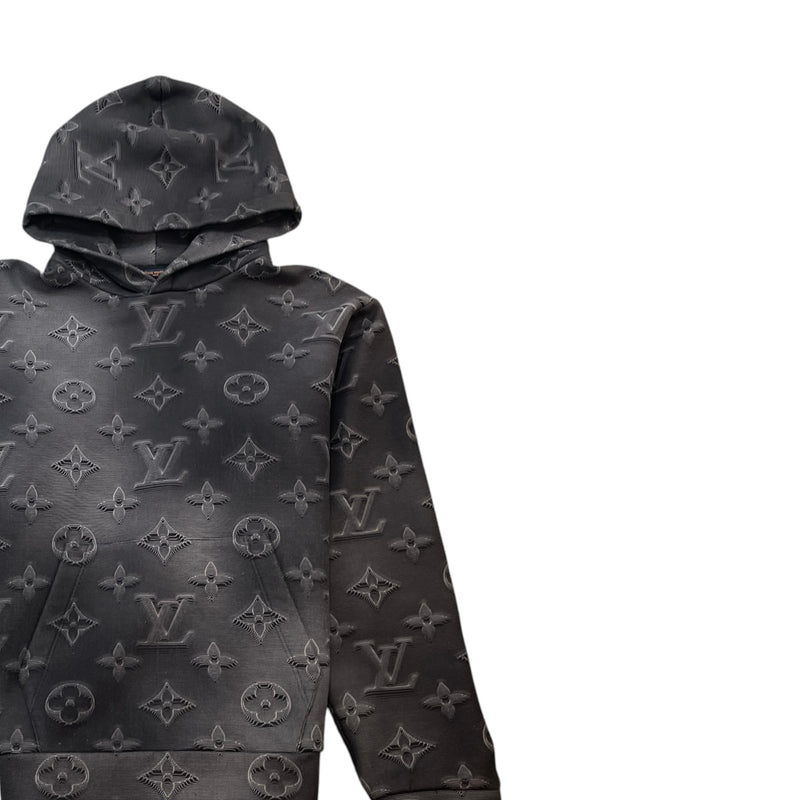 Men's Monogram Hoodie Black Size S