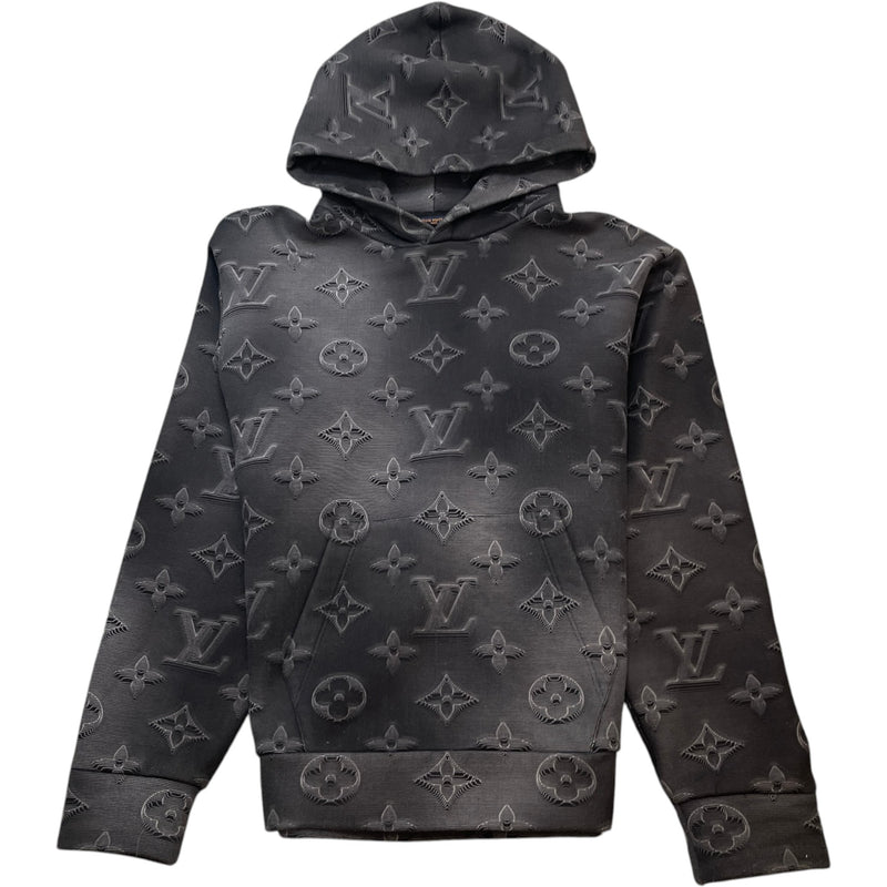 Men's Monogram Hoodie Black Size S